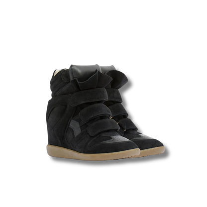 Bekett Leather Wedge Sneakers