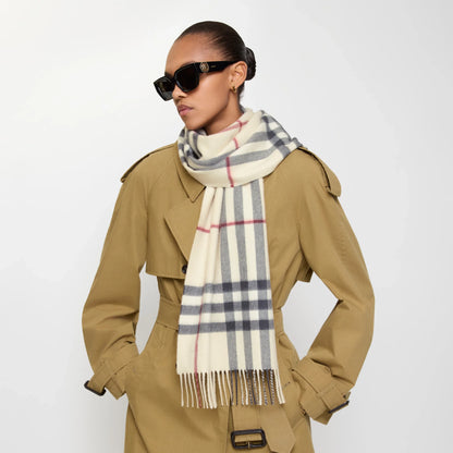 Burberry Check Cashmere Scarf