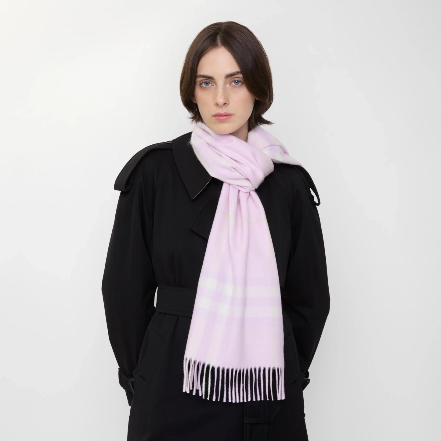 Burberry Check Cashmere Scarf
