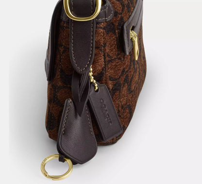 Etta Shoulder Bag In Signature Chenille